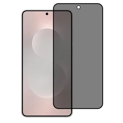 For Samsung Galaxy S26+  /  S25 Edge Full Cover Privacy Screen Protector Black Edge Full Glue Matte Anti-Spy Tempered Glass Film