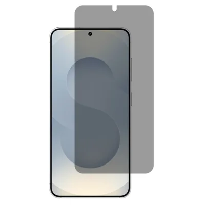 For Samsung Galaxy S26 Anti Spy Full Screen Protector Arc Edge Full Glue High Aluminium-silicon Glass Film (Fingerprint Unlock)