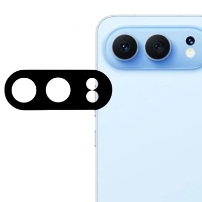 For Honor 500 5G Silk Printing Camera Lens Film Tempered Glass Lens Protector with Bottom Plate