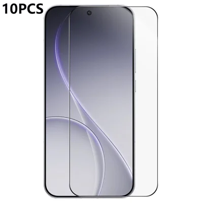 RURIHAI 10 pièces pour Oppo Reno15 Pro 5G Film en verre aluminosilicate Haute résistance 0,26 mm 2,5D Protecteur d'écran complet