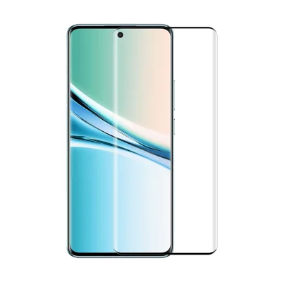 Dla Xiaomi Redmi Note 15 Pro+ 5G, szyba hartowana ENKAY HAT PRINCE, ochronna folia ekranowa 3D wygięta przezroczysta – przezroczysta