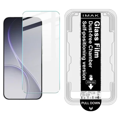 IMAK H Series dla Oppo Reno15 Pro 5G, ochronna folia z hartowanego szkła, film z automatycznym narzędziem do usuwania kurzu (bez pełnego pokrycia) (odcisk palca)