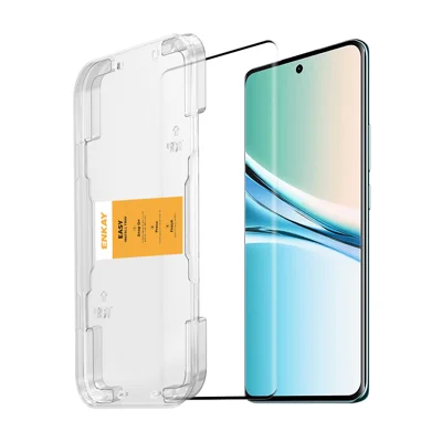 Ochrona ekranu do Xiaomi Redmi Note 15 Pro+ 5G ENKAY HAT PRINCE z nadrukiem jedwabnym, folia z wysokiej jakości szkła aluminiowo-krzemowego – przezroczysta