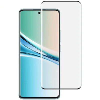 IMAK Protector de Pantalla Completa para Xiaomi Redmi Note 15 5G (Global) Protector de Vidrio Templado con Borde Curvado 3D con Adhesivo Lateral (Desbloqueo por Huella Dactilar)