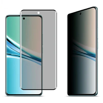 IMAK Protector de pantalla para Xiaomi Redmi Note 15 5G (Global) Anti espía, película de vidrio templado con pegamento lateral, cobertura total