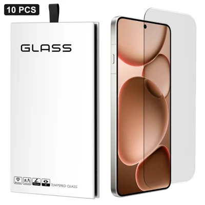 Dla Oppo Find X8 Ultra 5G 10 szt. Ochrona ekranu 3D Duża łukowata krawędź Gruby klej HD Przezroczysta folia z wysokim zawartością krzemu szkła (NIE Pełne przykrycie) - jak na zdjęciu