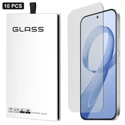 For Xiaomi Redmi K90 Pro Max 5G 10Pcs Screen Protector 3D Large Arc Edge Thick Glue HD Clear High Aluminium-silicon Glass Film (NOT Complete Covering) - As Shown