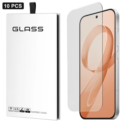 For Xiaomi Redmi K90 5G 10Pcs Screen Protector 3D Large Arc Edge Thick Glue HD Clear High Aluminium-silicon Glass Film (NOT Complete Covering) - As Shown