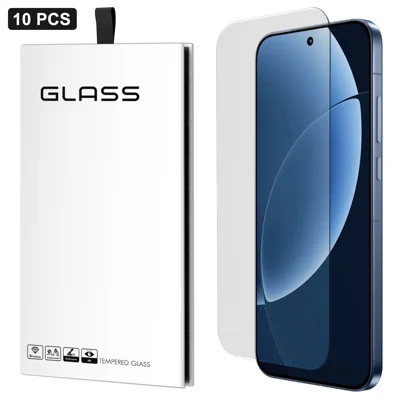 For Realme GT 8 Pro 5G 10Pcs Screen Protector 3D Large Arc Edge Thick Glue HD Clear High Aluminium-silicon Glass Film (NOT Complete Covering) - As Shown