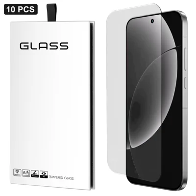 For Realme GT 8 5G 10Pcs Screen Protector 3D Large Arc Edge Thick Glue HD Clear High Aluminium-silicon Glass Film (NOT Complete Covering) - As Shown