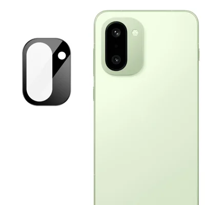 IMAK pour OnePlus Ace 6T 5G / 15R 5G Protecteur d'objectif caméra Verre trempé HD Transparent Film intégral pour objectif (Version noire)