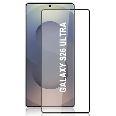 AMORUS Para Samsung Galaxy S26 Ultra Protector de Pantalla Completa Anti-Rotura con Adhesivo Completo Película de Vidrio Templado