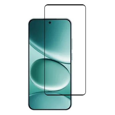 Dla Xiaomi Redmi Note 15 Pro 4G (Global) Ochronna folia z jedwabnym nadrukiem 3D z wysokokrzemowego szkła - Czarny