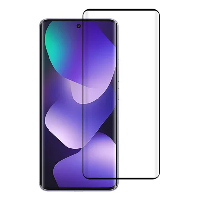 Protector de Pantalla Completa para Xiaomi Redmi Note 15 5G (Global) / 15 4G (Global) Película de Vidrio Templado Curvado 3D con Adhesivo Lateral - Transparente