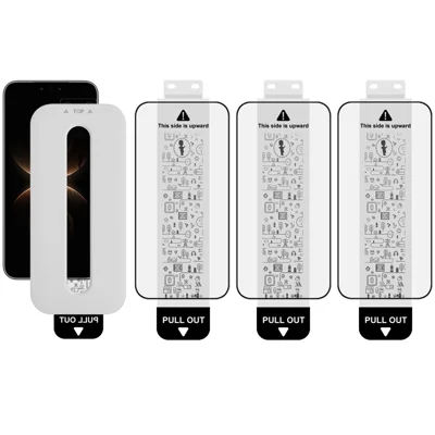 IMAK 3 Stück für Huawei Mate 80 / Mate 80 Pro Gehärtetes Glas Vollschirmschutz Vollklebefolie mit staubfreiem Installationswerkzeug - Schwarz