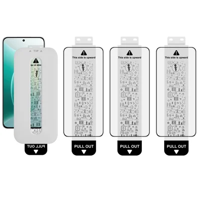 IMAK 3 stuks voor Honor 300 gehard glas volledige screenprotector met volledige lijmfolie met stofvrije installatietool (vingerafdrukontgrendeling) - Zwart