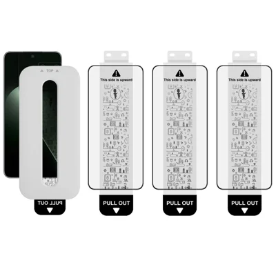 IMAK 3Pcs For Honor GT Tempered Glass Full Screen Protector Full Glue Film with Dust-free Installation Tool (Fingerprint Unlock) - Black