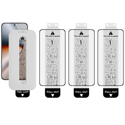 IMAK 3 Pezzi per Honor GT Pro Pellicola Protettiva in Vetro Temperato Copertura Totale con Adesivo Completo e Strumento per Installazione Senza Polvere (Sblocco Impronte Digitali) - Nero