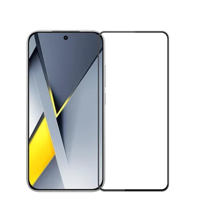 Voor Xiaomi Poco F8 Pro Screenprotector MOFI 9H 3D Gebogen Volledige Lijm Volledige Dekking Gehard Glasfolie - Zwart