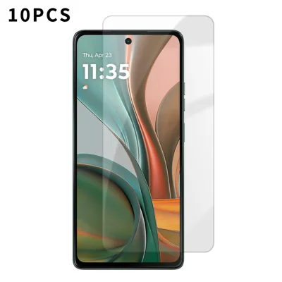 For Motorola Moto G75 5G 10Pcs HD Screen Protector High Aluminium-silicon Anti-fingerprint Tempered Glass Film (Not Complete Covering) - As Shown