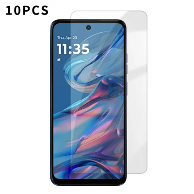 For Motorola Moto G45 5G 10Pcs HD Screen Protector High Aluminium-silicon Anti-fingerprint Tempered Glass Film (Not Complete Covering) - As Shown