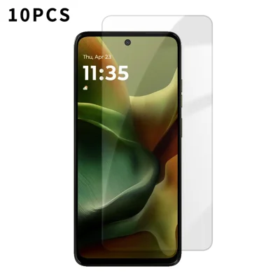 For Motorola Moto G17 Power 4G / G17 4G / G15 4G / G15 Power 4G 10Pcs HD Screen Protector High Aluminium-silicon Anti-fingerprint Tempered Glass Film (Not Complete Covering) - As Shown