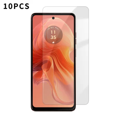 For Motorola Moto G04 5G 10Pcs HD Screen Protector High Aluminium-silicon Anti-fingerprint Tempered Glass Film (Not Complete Covering) - As Shown
