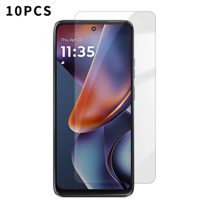 For Motorola Moto G (2025) 5G 10Pcs HD Screen Protector High Aluminium-silicon Anti-fingerprint Tempered Glass Film (Not Complete Covering) - As Shown