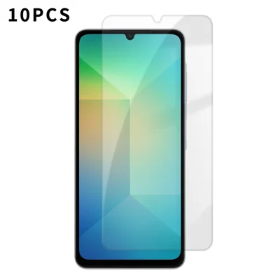 Dla Samsung Galaxy A06 5G 10 szt. folia ochronna HD z wysokim zawartością glinu i krzemu, odporna na odciski palców, hartowane szkło (nie pełna powierzchnia) - jak na zdjęciu