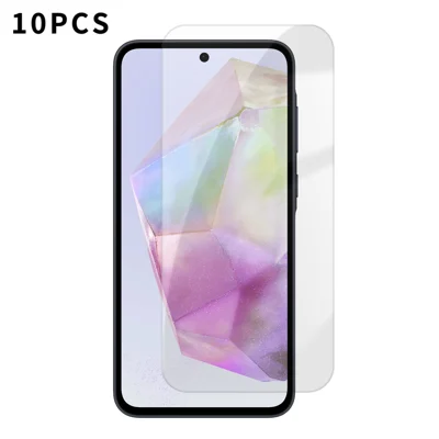 For Samsung Galaxy A35 5G 10Pcs HD Screen Protector High Aluminium-silicon Anti-fingerprint Tempered Glass Film (Not Complete Covering) - As Shown
