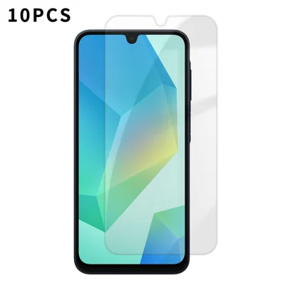 For Samsung Galaxy A16 4G / Galaxy A16 5G 10Pcs HD Screen Protector High Aluminium-silicon Anti-fingerprint Tempered Glass Film (Not Complete Covering) - As Shown