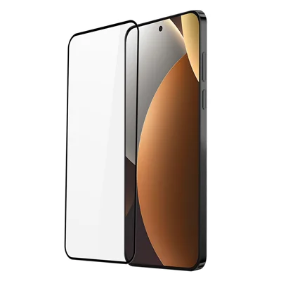 Voor Xiaomi Redmi Note 15 Pro 5G (Global) Glasfolie DUX DUCIS Volledig Schermprotecor 2.5D Plat Scherm Medium Alumina Glas HD Duidelijke Folie - Zwart
