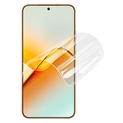 IMAK Hydrogel Film 4th For Honor Power2 5G Full Screen Protector Ultra Clear Full Glue Soft TPU Film (Fingerprint Unlock) - Transparent