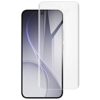 IMAK Hydrogel Film 4e voor Oppo Reno15 F 5G Volledige Screen Protector Ultraheldere Volledige Lijm Zachte TPU Film (Vingerafdrukontgrendeling) - Transparant