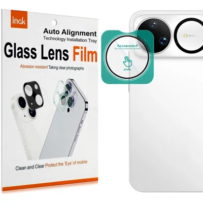IMAK For Huawei nova 15 Ultra 5G Camera Lens Protector Tempered Glass Full Cover Lens Film with Self Positioning Frame - Transparent