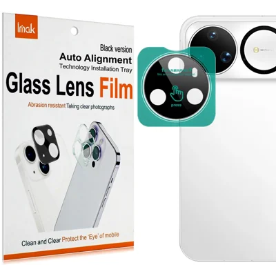 IMAK For Huawei nova 15 Ultra 5G Tempered Glass Full Cover Camera Lens Protector with Self Positioning Frame - Black