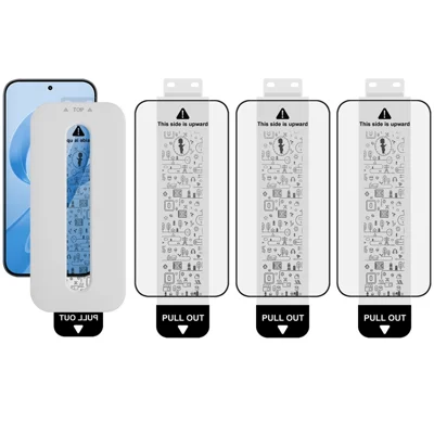 IMAK 3Pcs Tempered Glass For Xiaomi Poco F8 Ultra  /  Redmi K90 Pro Max 5G Full Screen Protector Full Glue Film with Dust-free Installation Tool (Fingerprint Unlock)