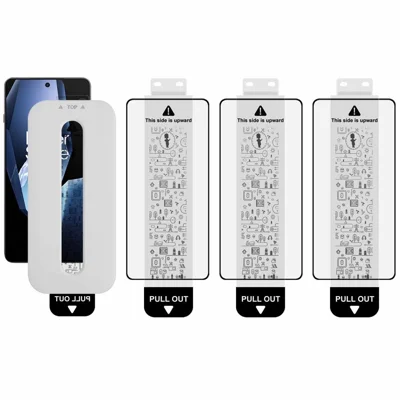 IMAK 3Pcs Tempered Glass For OnePlus 13R 5G  /  Ace 5 5G  /  Ace 5 Pro 5G Full Screen Protector Full Glue Film with Dust-free Installation Tool (Fingerprint Unlock)
