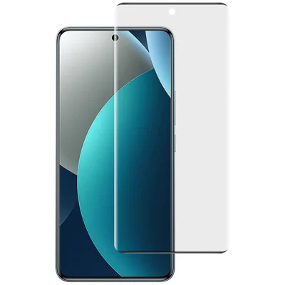 IMAK Folia ochronna na ekran Xiaomi Redmi Note 15 Pro 4G (Global) pełny ekran boczne przyklejenie 3D wygięta folia z hartowanego szkła (wersja bez krawędzi) (odcisk palca) - przezroczysta