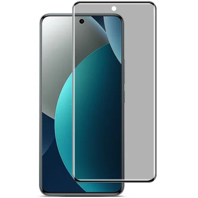 IMAK pour Xiaomi Redmi Note 15 Pro 4G (Global) Protecteur d'écran anti-espionnage à couverture totale avec colle sur les côtés Verre trempé - Noir
