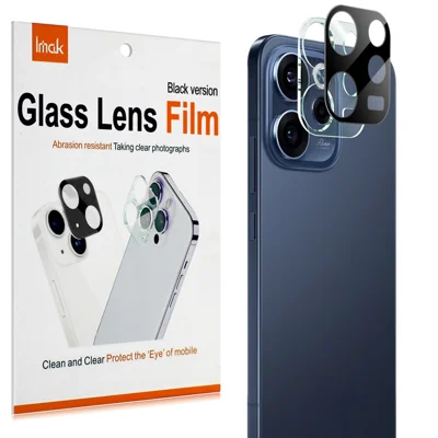 IMAK For Oppo Reno15 F 5G Tempered Glass Full Cover Lens Film + Acrylic Cap - Black