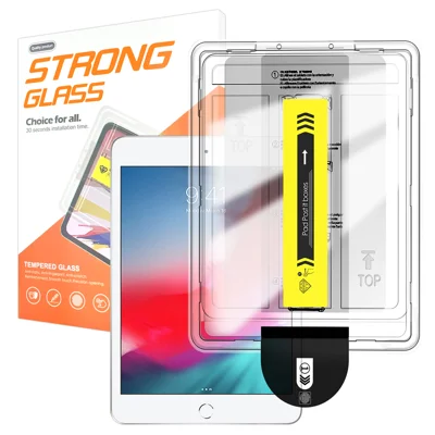 För iPad mini 4 Skärmskydd Arc Edge Härdat Glasfilm med Auto Dammsfri Installationsverktyg (INTE Fullt Täckande) - Transparent - Transparent