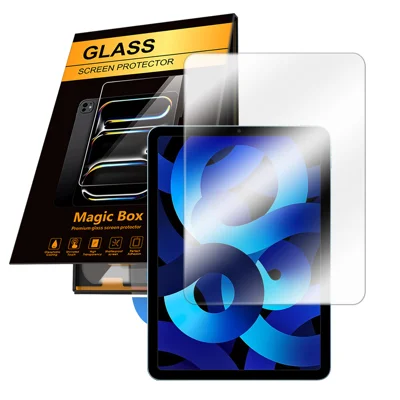 For iPad Air (2020) / iPad Air (2022) Screen Protector HD Tempered Glass Film with Auto Dust-free Installation Tool (NOT Complete Covering) - Transparent