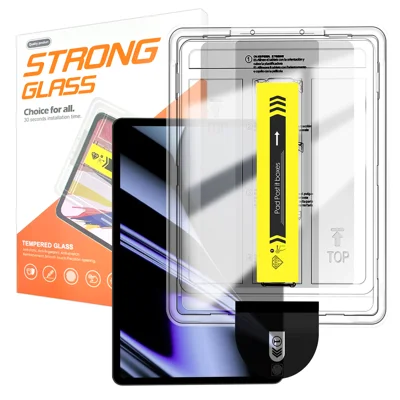 For Oppo Pad Screen Protector Arc Edge Tempered Glass Film with Auto Dust-free Installation Tool (NOT Complete Covering) - Transparent