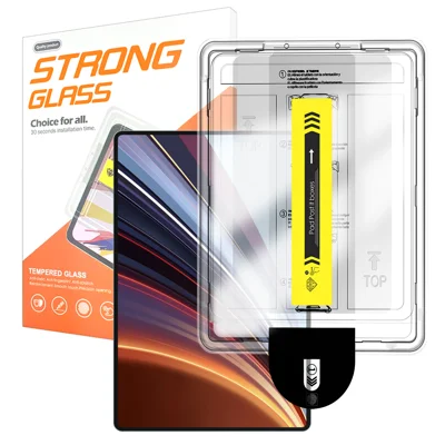 Screenprotector till Honor Pad GT2 Pro, avrundade kanter, härdat glas med automatisk dammfri montering (ej fullt täckande) – Transparent