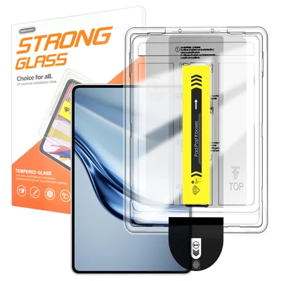 Für Huawei MatePad Mini Bildschirmschutz gewölbter Rand gehärtetes Glasfolie mit automatischem staubfreiem Installationswerkzeug (KEINE vollständige Abdeckung) - Transparent