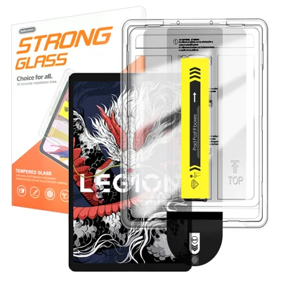 For Lenovo Xiaoxin Pad Pro 12.7 inch / Lenovo Xiaoxin Pad Pro 12.7 (2025) Screen Protector Arc Edge Tempered Glass Film with Auto Dust-free Installation Tool (NOT Complete Covering) - Transparent