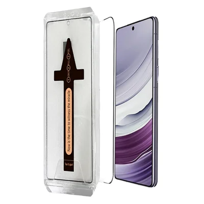 For Samsung Galaxy S26 Ultra Tempered Glass HD Clear Screen Protector with Automatic Dust Removal Tool - Transparent