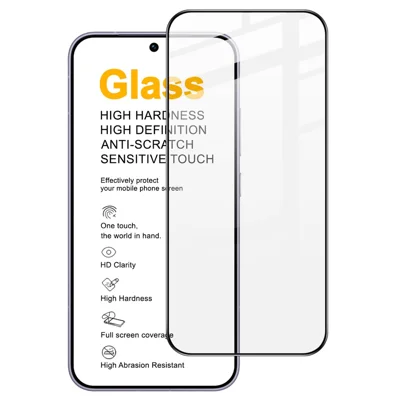 IMAK Série Pro+ para Honor Magic8 Pro Air 5G Protetor de Ecrã em Vidro Temperado de Cobertura Total (Desbloqueio por Impressão Digital) - Preto