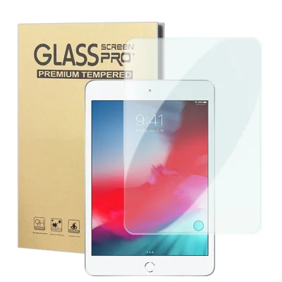 For iPad mini 4 Screen Protector Green Light Eye Protection Tempered Glass Film (Not Complete Covering) - Transparent